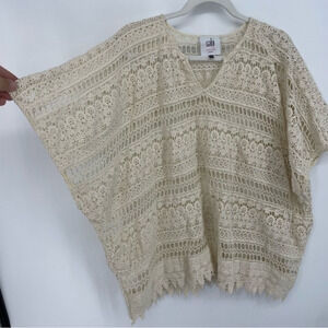 CAbi‎ “Capri” Love Carol 5026 Crochet Tunic, Small